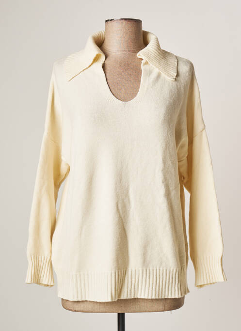 Pull beige FREE pour femme