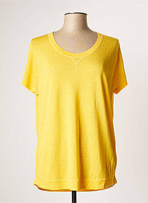 T-shirt jaune MONTAGUT pour femme