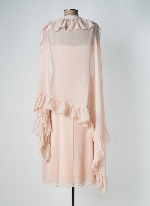 Robe longue rose PRINCIPESSA pour femme