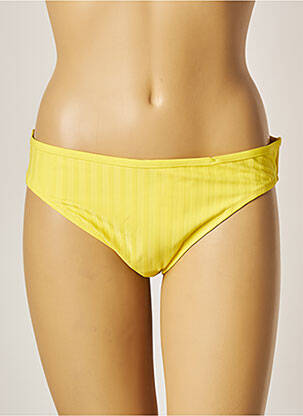 Bas de maillot de bain jaune CHERRY BEACH pour femme