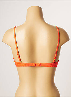 Haut de maillot de bain stretch haut soutien-gorge moulé orange CHERRY BEACH femme