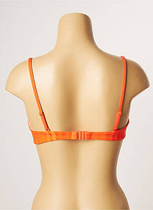 Haut de maillot de bain stretch haut bandeau orange CHERRY BEACH femme