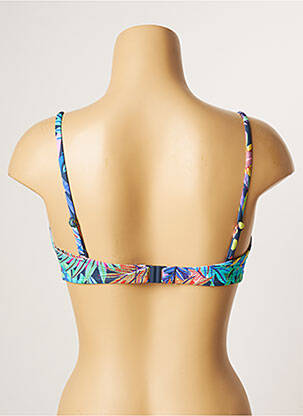 Haut de maillot de bain stretch haut bandeau bleu CHERRY BEACH femme