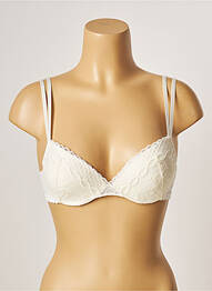 Soutien-gorge effet matière satinée haut soutien-gorge push-up beige PASSIONATA femme
