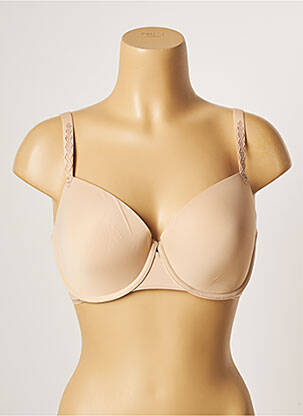 Soutien-gorge bretelle multi position haut soutien-gorge moulé beige SIMONE PERELE femme