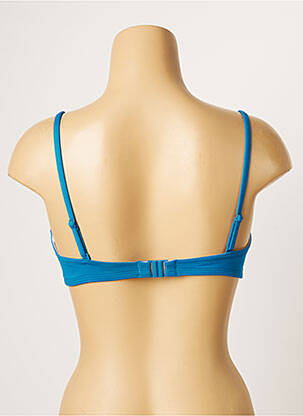 Haut de maillot de bain stretch haut bandeau bleu CHERRY BEACH femme