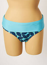 Bas de maillot de bain imprimé fantaisie culotte bleu BESTFORM femme