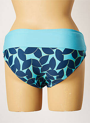 Bas de maillot de bain imprimé fantaisie culotte bleu BESTFORM femme