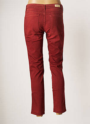 Jeans coupe slim slim taille basse marron BÔ-M femme