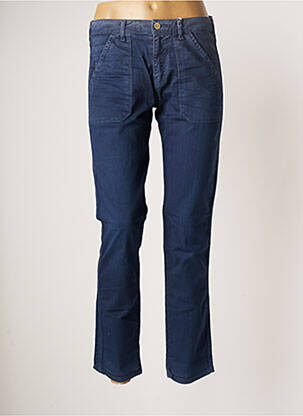 Jeans coupe slim slim taille basse bleu BÔ-M femme
