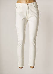 Jeans coupe slim blanc LA PETITE FRANCAISE pour femme seconde vue