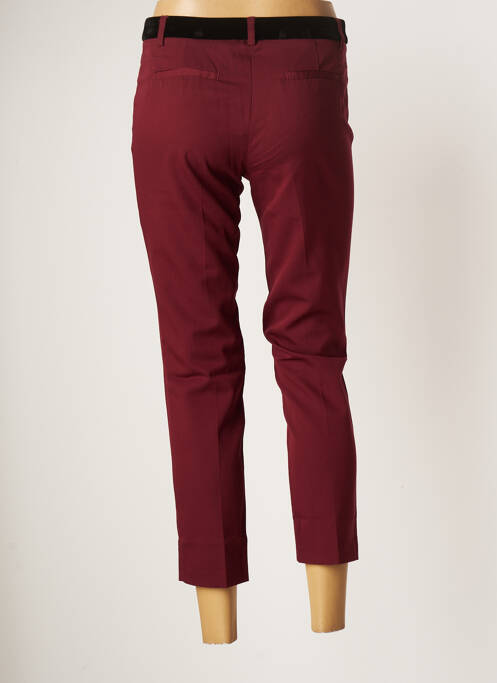Pantalon 7/8 rouge SCHOOL RAG femme