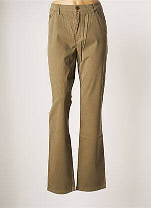 Pantalon droit vert LCDN pour femme