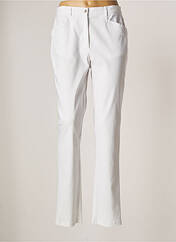 Pantalon slim blanc TELMAIL pour femme seconde vue