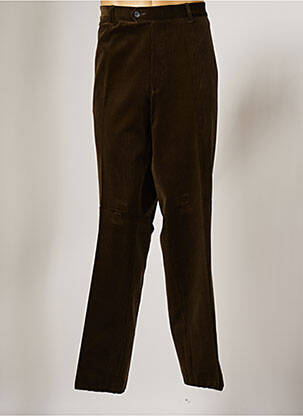 Pantalon chino stretch taille normale vert HATTRIC homme