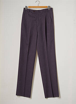 Pantalon chino violet DE FURSAC pour homme