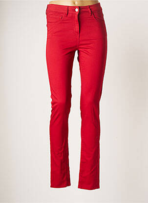 Jeans coupe slim rouge WEILL pour femme