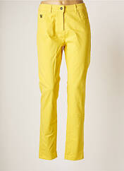 Pantalon slim jaune WEILL pour femme seconde vue