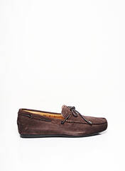 Chaussures bâteau marron SANTONI pour homme seconde vue