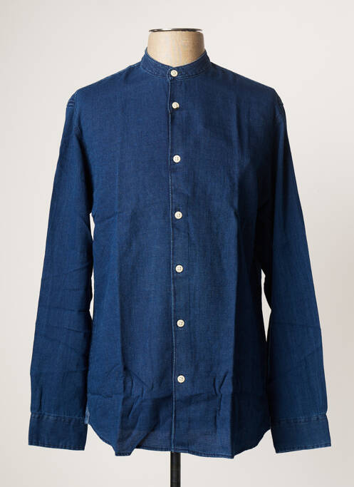 Chemise manches longues bleu SELECTED pour homme