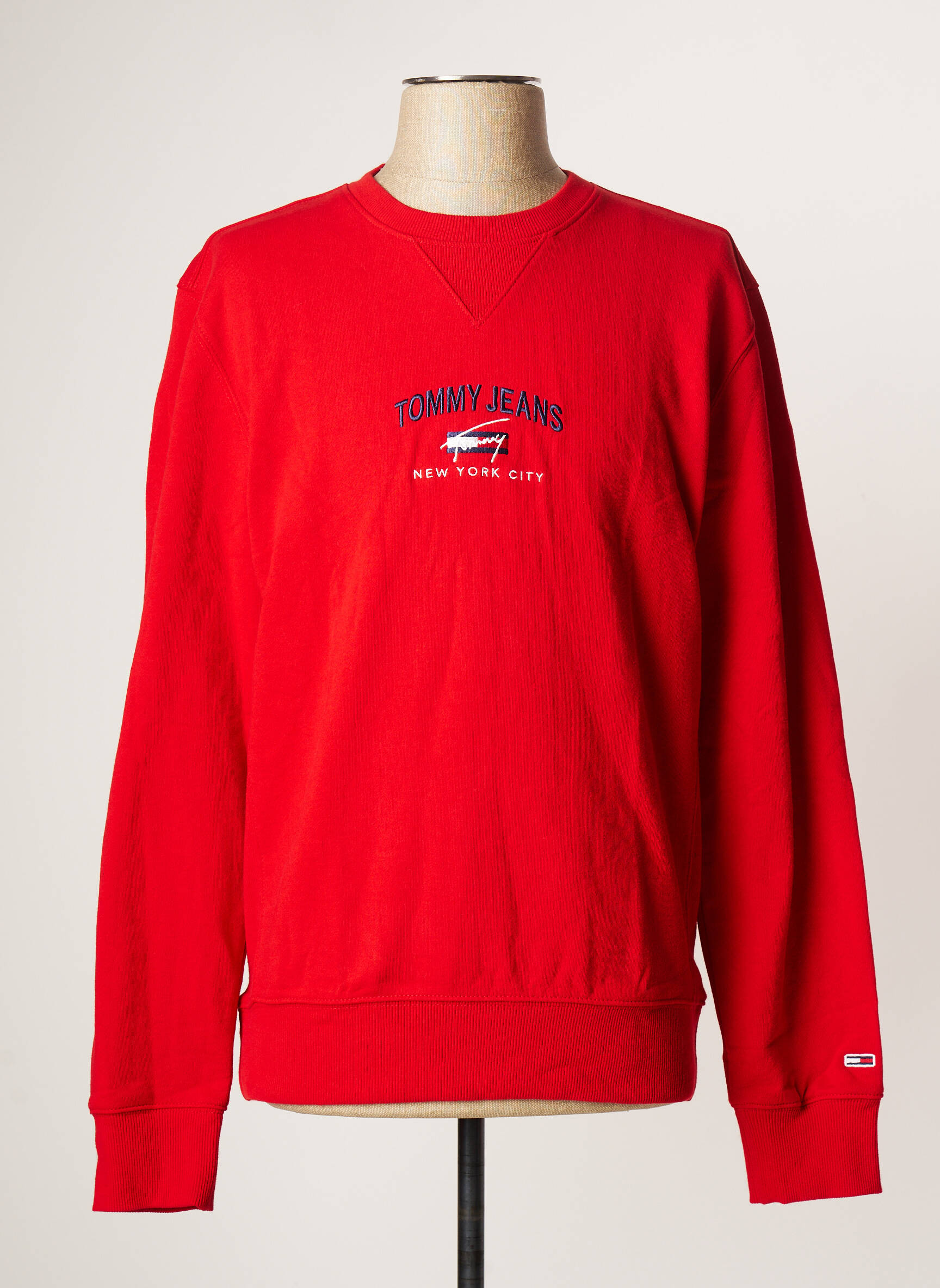 TOMMY HILFIGER, Sweat-shirt Rouge Homme