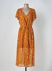 Robe longue orange VILA pour femme seconde vue