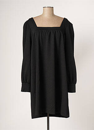 Robe mi-longue noir ICHI pour femme