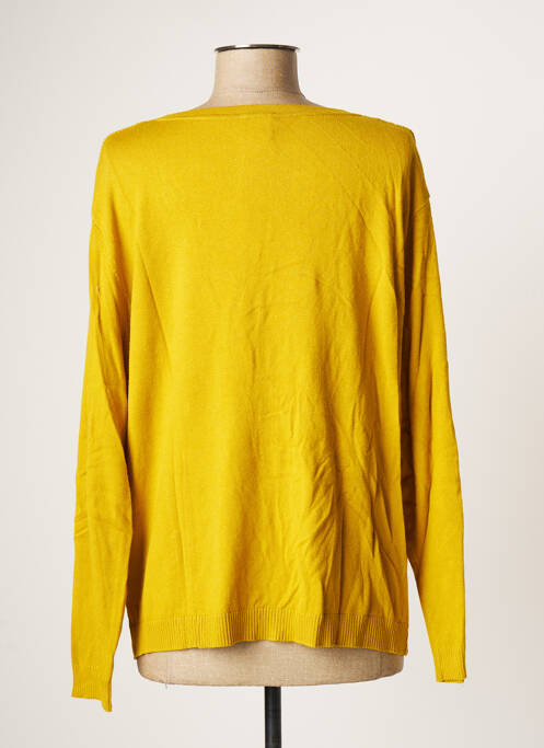 Gilet manches longues jaune LA FIANCEE DU MEKONG pour femme