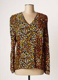 Blouse imprimé fantaisie manches longues noir LA PETITE FRANCAISE femme