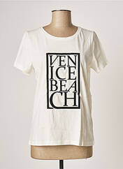 T-shirt blanc ICHI pour femme seconde vue