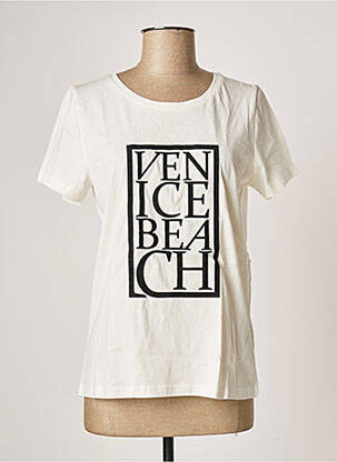 T-shirt blanc ICHI pour femme