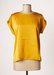 T-shirt jaune VILA pour femme seconde vue