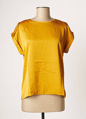 T-shirt jaune VILA pour femme