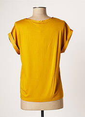 T-shirt jaune VILA pour femme seconde vue
