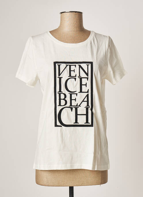 T-shirt blanc ICHI pour femme