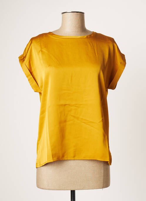 T-shirt jaune VILA pour femme