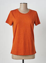 T-shirt orange ICHI pour femme seconde vue