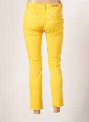 Pantalon 7/8 jaune HAPPY pour femme seconde vue