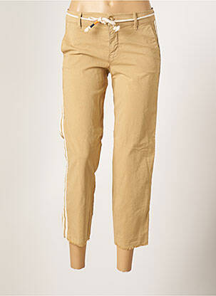 Pantacourt stretch taille normale beige HAPPY D. BY DAMART femme