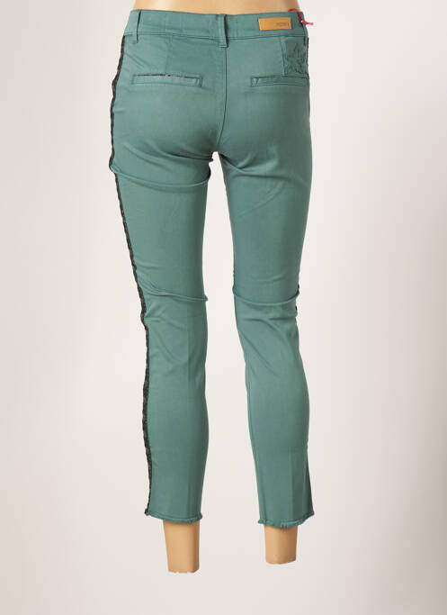 Pantalon 7/8 vert HAPPY pour femme