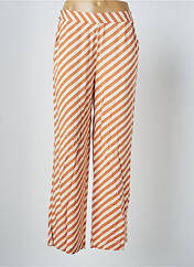 Pantalon droit orange ICHI pour femme seconde vue