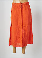 Jupe longue orange VILA pour femme seconde vue