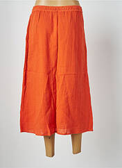 Jupe longue orange VILA pour femme seconde vue