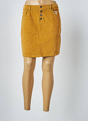 Jupe courte poches jaune BEST MOUNTAIN femme