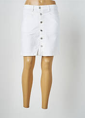 Jupe courte blanc ICHI pour femme seconde vue