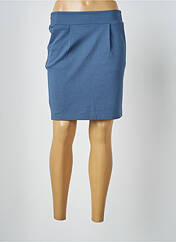 Jupe courte bleu ICHI pour femme seconde vue