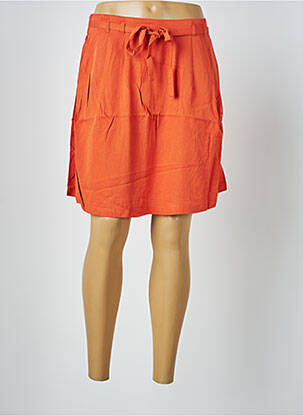 Jupe courte orange VILA pour femme
