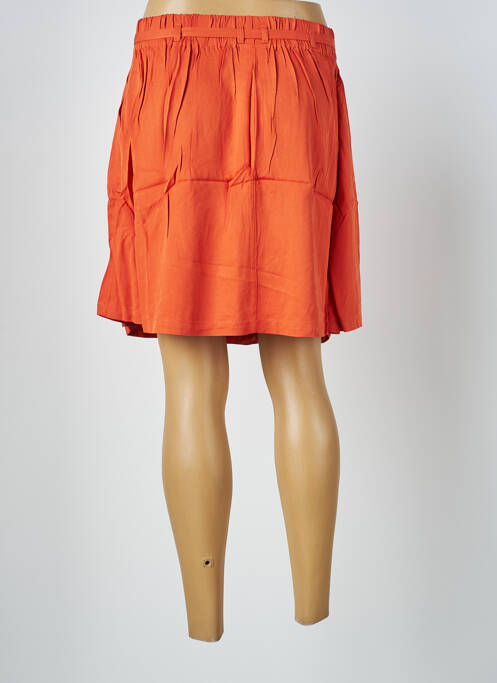 Jupe courte orange VILA pour femme