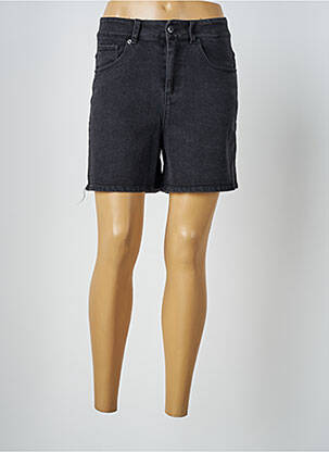 Short taille normale taille normale noir ICHI femme
