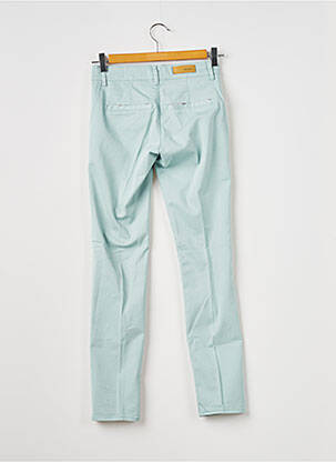 Pantalon chino taille basse taille basse bleu HAPPY femme